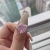 Load and play video in Gallery viewer, S925 Silver Heart Diamond Ring